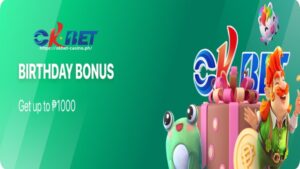 Ang Birthday Bonus ay maaari lamang i-claim sa buwan ng kaarawan ng manlalaro ng OKBET.